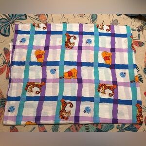 Colorful Tigger and Pooh Vintage Flat sheet